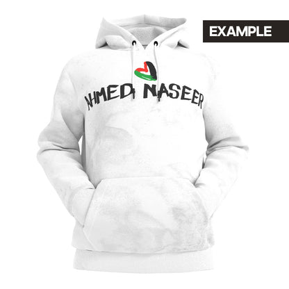 Palestine Hoodie With Custom Text