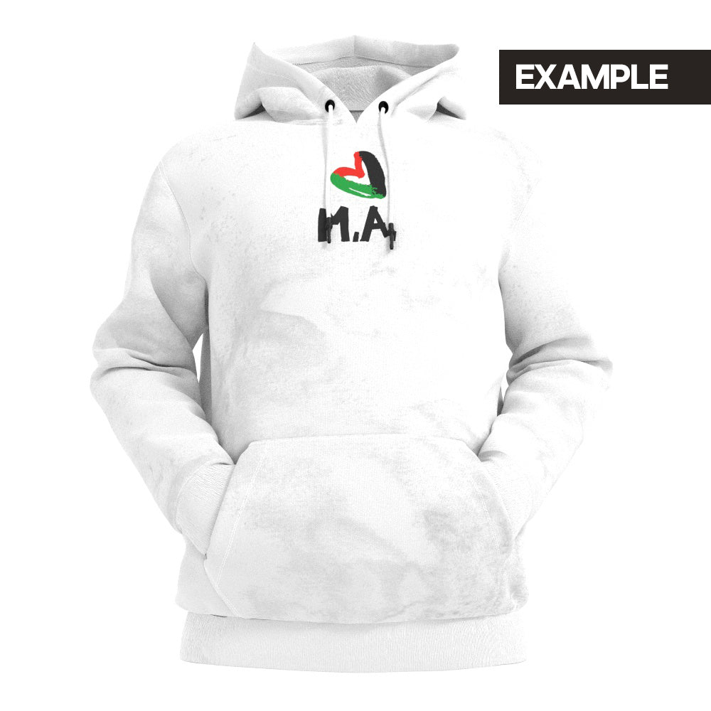 Palestine Hoodie With Custom Text